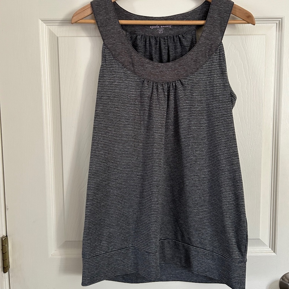 Eddie Bauer Travex Gray Tank Top Womens Medium